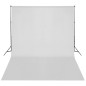 vidaXL Sistema de soporte de telón fondo 300x300 cm blanco vidaXL Sistema de soporte de telón fondo 300x300 cm blanco