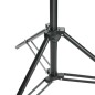 vidaXL Sistema de soporte de telón fondo fotográfico 600x300 cm negro vidaXL Sistema de soporte de telón fondo fotográfico 600x300 cm negro