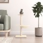 vidaXL Rascador para gatos con postes de sisal color crema 72 cm vidaXL Rascador para gatos con postes de sisal color crema 72 cm