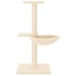 vidaXL Rascador para gatos con postes de sisal color crema 72 cm vidaXL Rascador para gatos con postes de sisal color crema 72 cm