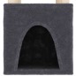 vidaXL Rascador para gatos con postes de sisal gris oscuro 147 cm vidaXL Rascador para gatos con postes de sisal gris oscuro 147 cm