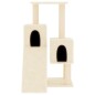 vidaXL Rascador para gatos con postes de sisal color crema 82 cm vidaXL Rascador para gatos con postes de sisal color crema 82 cm