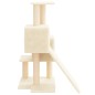 vidaXL Rascador para gatos con postes de sisal color crema 82 cm vidaXL Rascador para gatos con postes de sisal color crema 82 cm