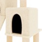vidaXL Rascador para gatos con postes de sisal color crema 82 cm vidaXL Rascador para gatos con postes de sisal color crema 82 cm