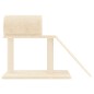 vidaXL Rascador para gatos con túnel y escalera color crema 55,5 cm vidaXL Rascador para gatos con túnel y escalera color crema 55,5 cm