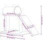 vidaXL Rascador para gatos con túnel y escalera color crema 55,5 cm vidaXL Rascador para gatos con túnel y escalera color crema 55,5 cm