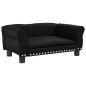 vidaXL Cama para perros de cuero sintético negra 70x45x30 cm vidaXL Cama para perros de cuero sintético negra 70x45x30 cm