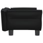 vidaXL Cama para perros de cuero sintético negra 70x45x30 cm vidaXL Cama para perros de cuero sintético negra 70x45x30 cm