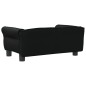 vidaXL Cama para perros de cuero sintético negra 70x45x30 cm vidaXL Cama para perros de cuero sintético negra 70x45x30 cm