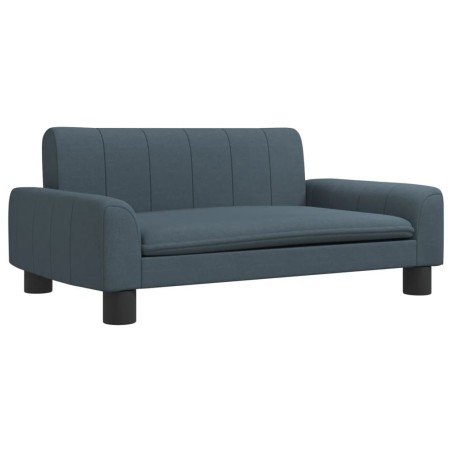 vidaXL Cama para perros de tela gris oscuro 70x45x30 cm