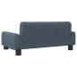 vidaXL Cama para perros de tela gris oscuro 70x45x30 cm vidaXL Cama para perros de tela gris oscuro 70x45x30 cm