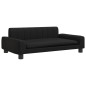 vidaXL Cama para perros de cuero sintético negra 90x53x30 cm vidaXL Cama para perros de cuero sintético negra 90x53x30 cm