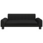 vidaXL Cama para perros de cuero sintético negra 90x53x30 cm vidaXL Cama para perros de cuero sintético negra 90x53x30 cm