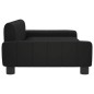 vidaXL Cama para perros de cuero sintético negra 90x53x30 cm vidaXL Cama para perros de cuero sintético negra 90x53x30 cm