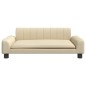 vidaXL Cama para perros de tela crema 90x53x30 cm vidaXL Cama para perros de tela crema 90x53x30 cm