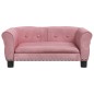 vidaXL Cama para perros de terciopelo rosa 70x45x30 cm vidaXL Cama para perros de terciopelo rosa 70x45x30 cm
