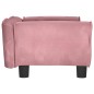 vidaXL Cama para perros de terciopelo rosa 70x45x30 cm vidaXL Cama para perros de terciopelo rosa 70x45x30 cm