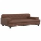 vidaXL Cama para perros de cuero sintético marrón 90x53x30 cm vidaXL Cama para perros de cuero sintético marrón 90x53x30 cm