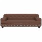 vidaXL Cama para perros de cuero sintético marrón 90x53x30 cm vidaXL Cama para perros de cuero sintético marrón 90x53x30 cm
