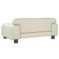 vidaXL Cama para perros de cuero sintético crema 70x45x30 cm vidaXL Cama para perros de cuero sintético crema 70x45x30 cm