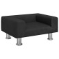 vidaXL Cama para perros de terciopelo negra 50x40x26,5 cm vidaXL Cama para perros de terciopelo negra 50x40x26,5 cm