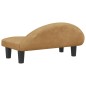 vidaXL Cama para perros de terciopelo marrón 70x52x30 cm vidaXL Cama para perros de terciopelo marrón 70x52x30 cm