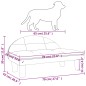 vidaXL Cama para perros de terciopelo marrón 70x52x30 cm vidaXL Cama para perros de terciopelo marrón 70x52x30 cm