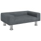 vidaXL Cama para perros de terciopelo gris oscuro 70x45x26,5 cm vidaXL Cama para perros de terciopelo gris oscuro 70x45x26,5 cm