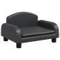 vidaXL Cama para perros de cuero sintético negra 50x40x30 cm vidaXL Cama para perros de cuero sintético negra 50x40x30 cm