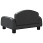 vidaXL Cama para perros de cuero sintético negra 50x40x30 cm vidaXL Cama para perros de cuero sintético negra 50x40x30 cm