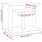 vidaXL Postes rascadores para gatos con plataformas gris claro 62,5 cm