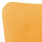 vidaXL Sillón con taburete reposapiés de tela amarillo vidaXL Sillón con taburete reposapiés de tela amarillo