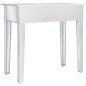 vidaXL Tocador espejado con taburete de MDF y vidrio vidaXL Tocador espejado con taburete de MDF y vidrio