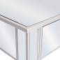 vidaXL Tocador espejado con taburete de MDF y vidrio vidaXL Tocador espejado con taburete de MDF y vidrio