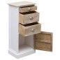 vidaXL Armario auxiliar de madera de paulownia 38x28x86 cm vidaXL Armario auxiliar de madera de paulownia 38x28x86 cm