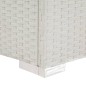 vidaXL Tumbona con cojín ratán sintético blanco vidaXL Tumbona con cojín ratán sintético blanco