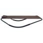 vidaXL Tumbona de acero marrón 200x90 cm vidaXL Tumbona de acero marrón 200x90 cm