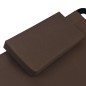 vidaXL Tumbona de acero marrón 200x90 cm vidaXL Tumbona de acero marrón 200x90 cm