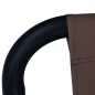 vidaXL Tumbona de acero marrón 200x90 cm vidaXL Tumbona de acero marrón 200x90 cm