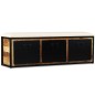 vidaXL Banco de almacenamiento 3 cajones madera de mango 120x30x40 cm vidaXL Banco de almacenamiento 3 cajones madera de mango 120x30x40 cm