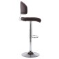 vidaXL Taburetes de cocina 2 unidades cuero sintético marrón vidaXL Taburetes de cocina 2 unidades cuero sintético marrón
