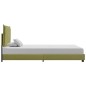 vidaXL Estructura de cama de tela verde 90x200 cm vidaXL Estructura de cama de tela verde 90x200 cm