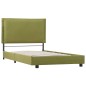vidaXL Estructura de cama de tela verde 90x200 cm vidaXL Estructura de cama de tela verde 90x200 cm