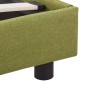 vidaXL Estructura de cama de tela verde 90x200 cm vidaXL Estructura de cama de tela verde 90x200 cm