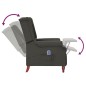vidaXL Sillón reclinable de masaje tela gris oscuro vidaXL Sillón reclinable de masaje tela gris oscuro