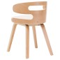 vidaXL Sillas de comedor 2 uds madera curvada y cuero sintético crema vidaXL Sillas de comedor 2 uds madera curvada y cuero sintético crema