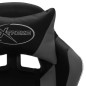 vidaXL Silla gaming con luces LED RGB cuero sintético gris y negro vidaXL Silla gaming con luces LED RGB cuero sintético gris y negro