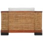 vidaXL Sillón con cojines de ratán natural marrón vidaXL Sillón con cojines de ratán natural marrón