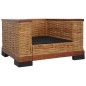 vidaXL Sillón con cojines de ratán natural marrón vidaXL Sillón con cojines de ratán natural marrón