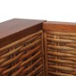 vidaXL Sillón con cojines de ratán natural marrón vidaXL Sillón con cojines de ratán natural marrón